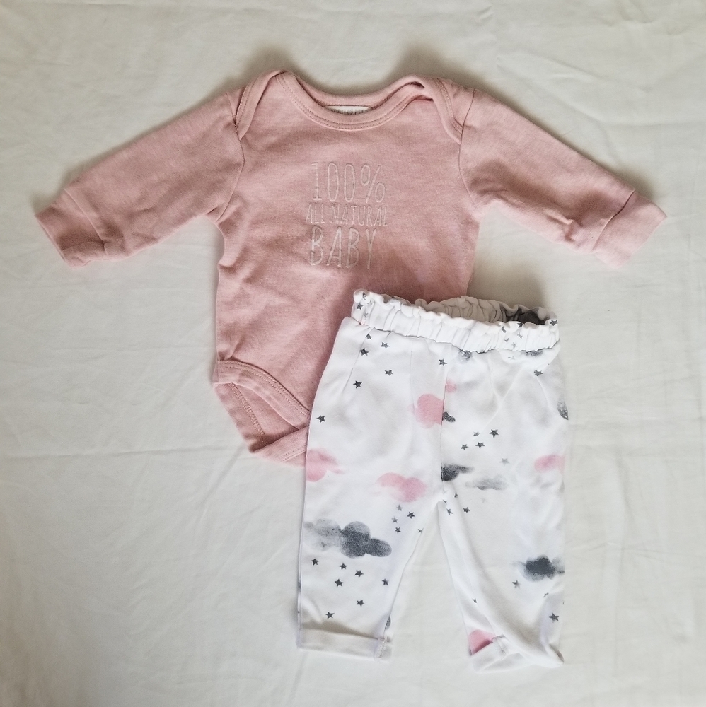 Onesie and Pants Outfit